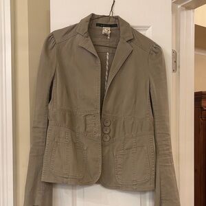 Marc Jacobs Tan Blazer with Button Details